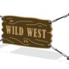 Wild West Rope Sign Play Panel